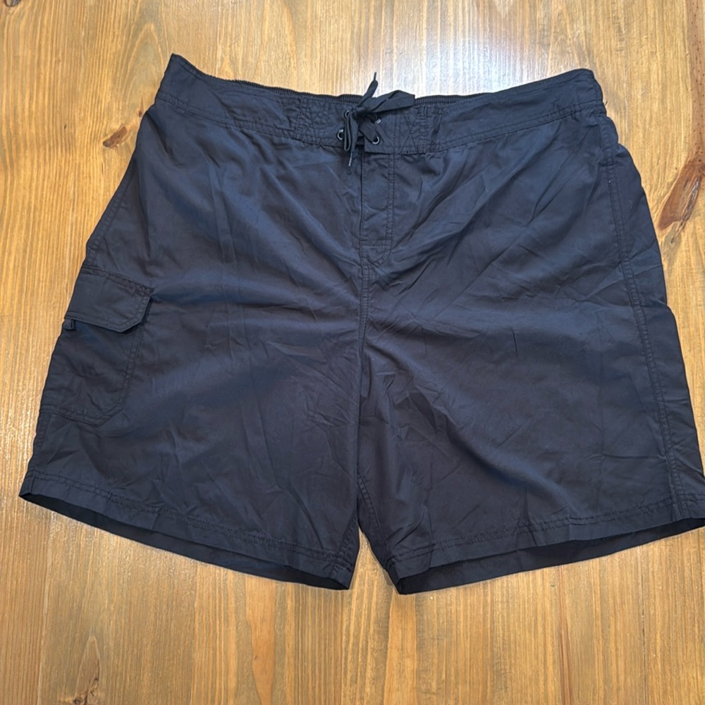 Kanu Surf Black Men’s Quick Dry Swim Trunks Sz XXXL NWOT board shorts
